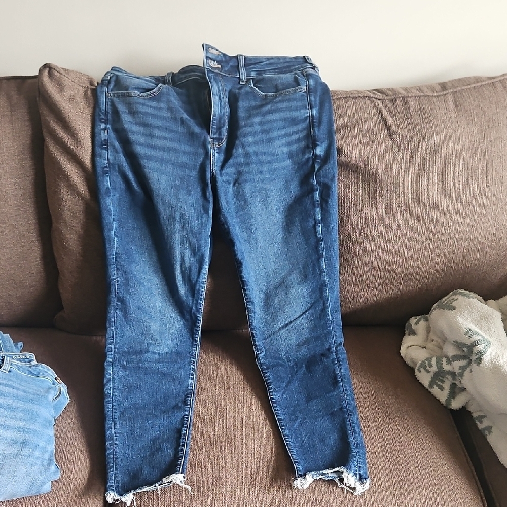 American Eagle Outfitters Dark Blue Skinny Jeans